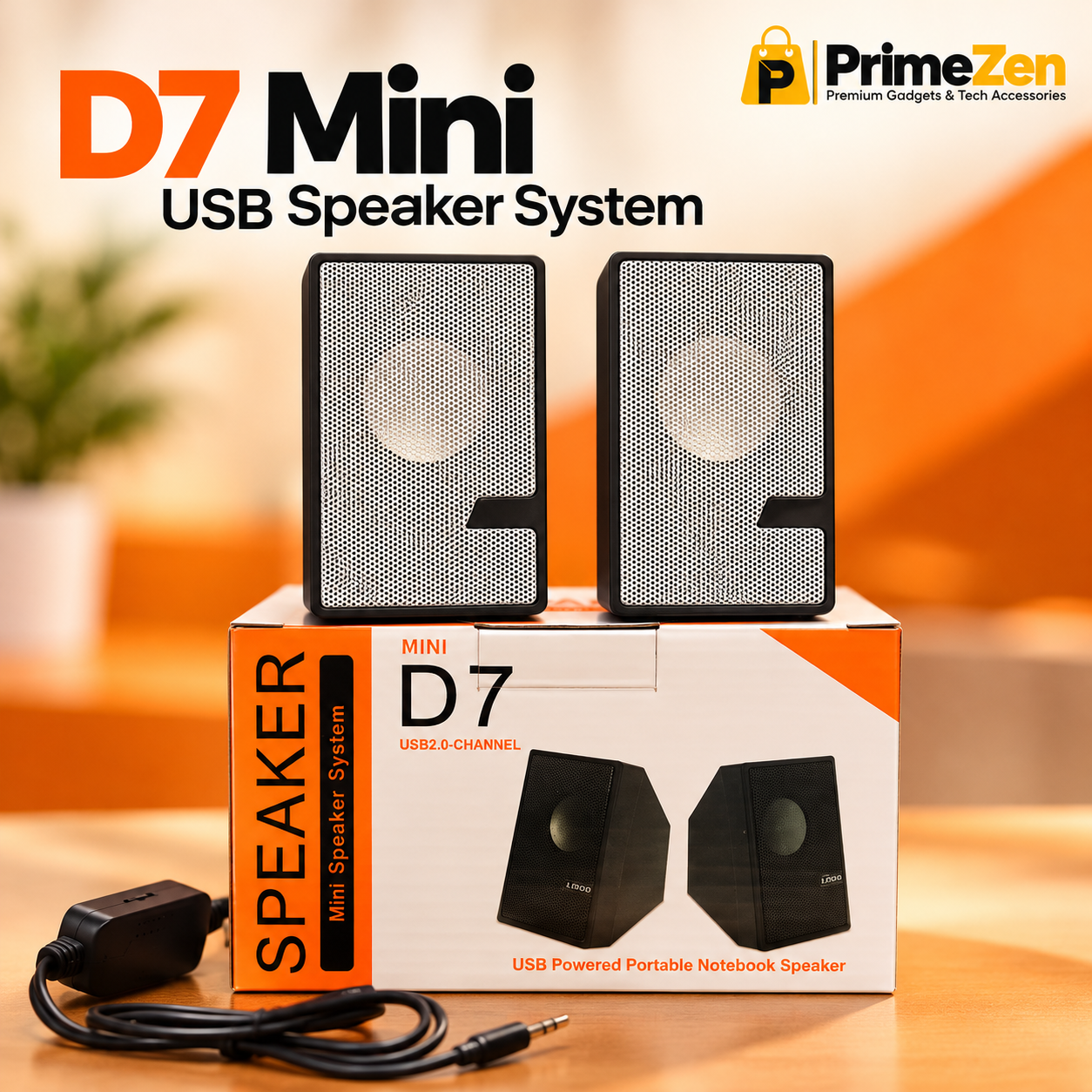 D7 Mini USB Speaker System