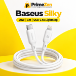 Baseus Silky USB-C to Lightning Fast Charging Cable 20W (1m)