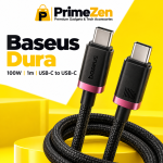 Baseus Dura USB-C to USB-C 100W Braided Cable (1m)