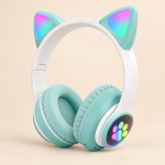 STN-28 Wireless Cat Ear Headset with Colorful LED Lights