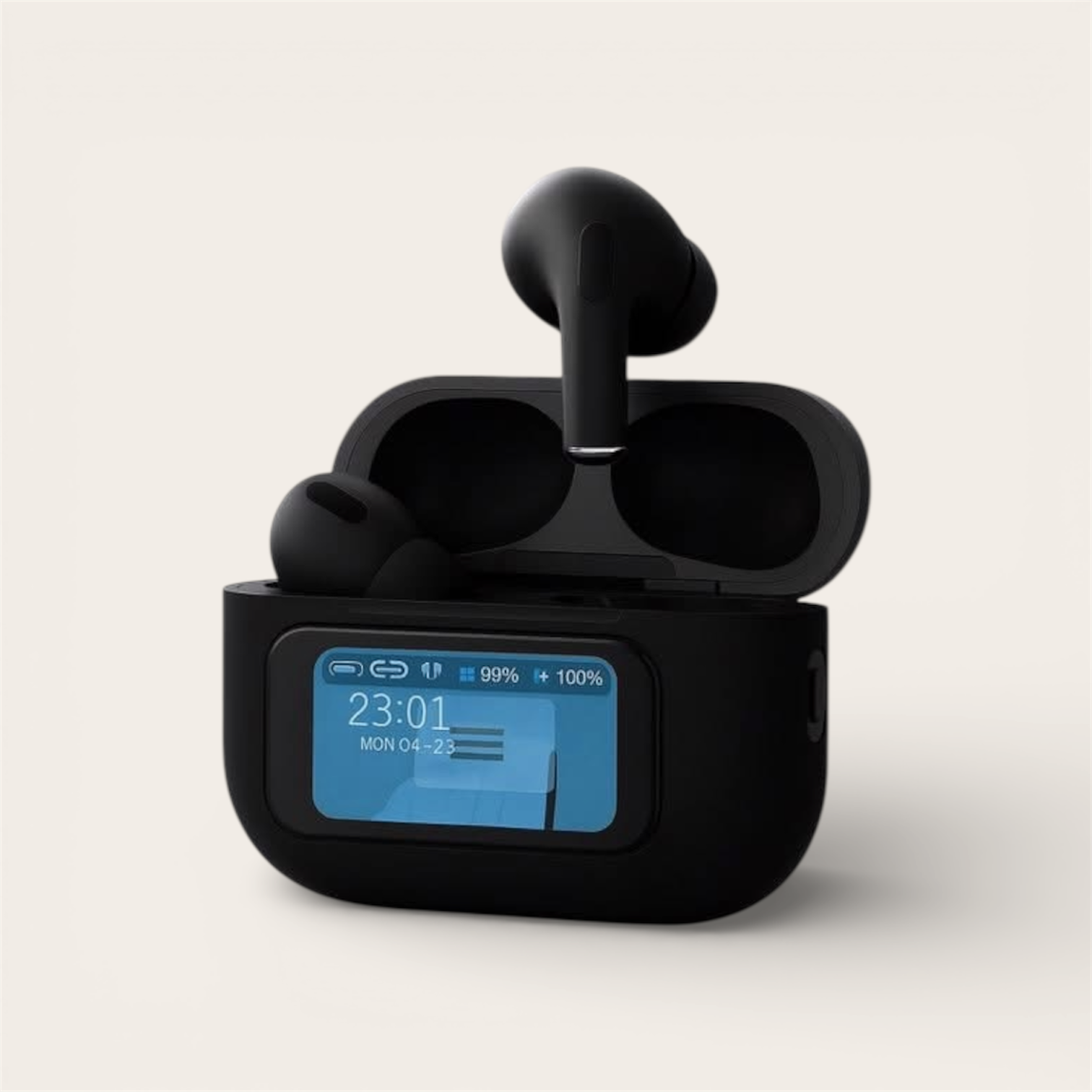 E9 Pro ANC + ENC Touchscreen TWS Earbuds